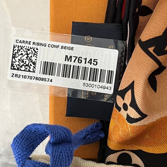 Louis Vuitton Monogram Carré Rising Confidential Scarf - Picture 2 of 7